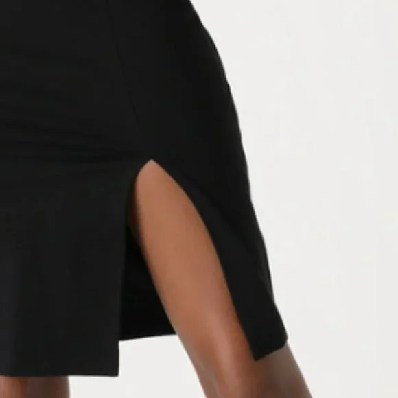 Lulus Glam Black Off-the-Shoulder Bodycon Dress Size Large - Picture 4 of 11